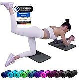 REFIT FITNESS 2er Set Yoga & Fitness Pad Comfort-Mini 25 x 61 x 1.5 cm PainProtect SmartCell NBR Yogamatte Klein Rutschfest Sportmatte Gymnastikmatte Matte Sport Gymnastik Knie Pads Grau Anthrazit