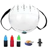 Schwerer Taschenball, verstellbarer Trainingsball, gewichteter aufblasbarer Wasser-Fitnessball, Core Übungstrainer, tragbar und Balance Fi