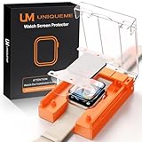 UniqueMe für 2 Stück Apple Watch SE/6/5/4 44mm Full Screen 7H Folie - [Sicherer Halt] Langlebigste & 3D Vollabdeckung - Blasenfrei, Kratzschutz und Klarheit für Ihre Apple Watch 44mm Schutzfolie