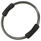 MAXXIVA Pilates Ring 37 cm Yoga Fitnessring mit Doppelgriff Gymnastik-Ring Hometraining Yoga Pilates Reha Sport Yoga-Circle Workout Pilates-Kreis