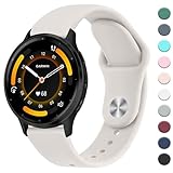 Oumida für Garmin Venu 2 Armband/Garmin Venu 3 / Garmin Vivoactive 4 45mm Armbänder Damen Herren, 22mm Silikon Uhrenarmband Classic Sport Ersatzarmband für Garmin Forerunner 255/265/ 745/255 Music