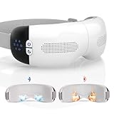 HubiCare Augenmassagegerät mit Wärme und Kühlung Augenmasken mit Heiß- und Kältetherapie, Kompression, Vibration zur Linderung von Migräne, trockene Augen, reduziert Augenbelastung, Bluetooth-Musik