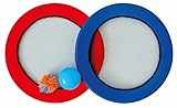 GÜNTHER FLUGSPIELE 1561-2 in 1 Spiel Jumping Ball, ca. Ø 30 cm, Geschicklichkeitsspiel mit Spielnetzen und 2 Bällen, für Kinder ab 5 Jahren, Netzscheibe als Frisbee nutzbar