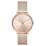 Michael Kors Damenuhr Pyper, 38 mm Gehäusegröße, Dreizeigerwerk, Edelstahlarmband