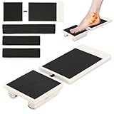 Zofory Fußtrainer, Balance Board Gleichgewichtstrainer, Einbeiniges Balance Board mit drei Stabilisatoren, Entwickelt, um die Körperhaltung zu Korrigieren und die Stabilität zu Verbessern