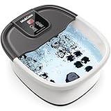 Fussbad fussbadewanne,fußbad massagegerät wasser elektrisch mit massage,foot massager fusbad,Relief mit Heizung Blasen Vibration Temperaturregelung,Pediküre Bimsstein,22 Rollen 264 Massageknoten