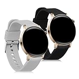 kwmobile 2X Sportarmband kompatibel mit Huawei Watch GT 3 Pro (43mm) / Watch GT 3 (42mm) Armband - Fitnesstracker Band Set aus TPU Silikon
