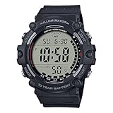 Casio Unisex-Erwachsene Digital Quartz Uhr mit Kunststoff Armband AE-1500WH-1AVEF