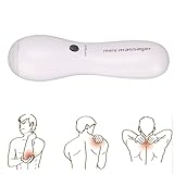 Körpermassagegerät, Elektrisches Vibrationsmassagegerät mit 2-Gang Geschwindigkeit, Tragbar für Muskeln, Rücken, Nacken, Schulter, Bein, Wade, ABS Material für Entspannung zu Hause und unterwegs