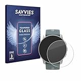 Savvies Panzer Schutz Glas für Suunto 9 Peak (3 Stück) 9H Hartglas, Anti-Fingerprint, Displayschutz