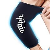 Hilph Kühlpack für Ellenbogen und Knie Verletzungen, Wiederverwendbare Kühlpads Gel Wärme und Kältetherapie Kühlkissen Kühlakku für Tennis Ellenbogen Ärmel zur Schmerzlinderung - M