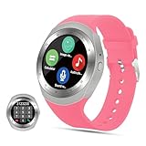 Tipmant Smartwatch, Fitnessuhr mit Schrittzähler Touchscreen SIM-Karte Slot Fitness Tracker Fitness Uhr für Samsung Huawei Xiaomi Redmi LG Android Telefon Smart Watch für Damen Herren Kinder