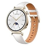 HUAWEI Watch GT 4，Smartwatch，Bis zu 14 Tage Batterielaufzeit，Kompatibel mit iOS und Android，Herzfrequenzmessung，Sportuhr，SpO2 und GPS，41MM Weiß，Version DE