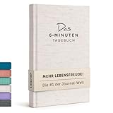 6-Minuten Tagebuch für Erwachsene 2025 (Das Original) - Achtsamkeitstagebuch, Wissenschaftlich Fundiertes Journal Buch - Dankbarkeitstagebuch für Mehr Resilienz & Selbstliebe