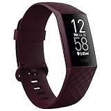 Fitness-Tracker Fitbit Charge 4 mit GPS, Schwimmtracking & bis zu 7 Tage Akkulaufzeit, Palisander, 1er Pack