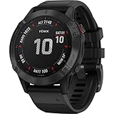 Garmin fenix 6 PRO – GPS-Multisport-Smartwatch mit 1,3 Zoll Display, vorinstallierten Europakarten, Garmin Music und Garmin Pay. Wasserdicht bis 10 ATM und bis zu 14 Tage Akkulaufzeit