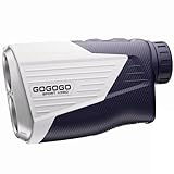 Gogogo Sport Vpro Golf Entfernungsmesser 1372M/2286M mit Slope-Schalter, ± 0,5M Genauigkeit, Magnetstreifen, Wiederaufladbar, 7X Entfernungsmesser Jagd mit Pulsvibration, IP54, Turniermodus für Golf