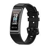 INF Ersatz Armband für Huawei Band 3/3 Pro / 4 Pro TPU Fitness Uhrenarmband