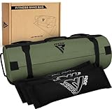 RDX Gewichtssack für Fitness Krafttraining, Ungefüllten Power Bag mit 8 Griffe, Core Sandbag Gewichtete, 2-90 KG Sandsack Ideal für Viele Functional Training Running Rucking Strongman Lifting Workout