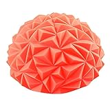 Balance-Kugeln,Colorful Noppenball Massageball Halbkugel Balance-Pad Ideal für Balance-Training,8cm hoch und 16cm Durchmesser (Orange)