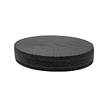 Ovale Balance Pads, Yoga Balance Pad Matte Balance Kissen Koordinationstrainer, Weich Komfortables Ganzkörpertraining Balance Pad für Fitness, Core Stability Krafttraining(Schwarz)