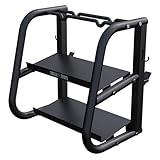 GORILLA SPORTS® Hantelständer - Multifunktional, 52x68,5x62 cm, Stahl, bis 300 kg Belastbar, Schwarz - Hantelablage, Kurzhantel, Langhantel Ablage, Kettlebell Ständer, Gewichtsständer