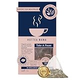HOTTEA MAMA | Take A Pause | Tee für die Wechseljahre | Unterstützung bei Hitzewallungen, Angstzuständen, Konzentrationsschw, starken Blutungen | Geringer Koffeingehalt | 14 Beutel (28 Tassen)
