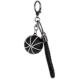 Cobee Basketball Geschenk Schlüsselanhänger, Neuartiger Sportball Schlüsselanhänger für Jungen Sportfan Basketball, Inspirierende Geschenk für Kinder, Partygeschenke, Belohnungsgeschenk (schwarz)