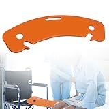 Rutschbrett für Rollstuhlfahrer Patientenlifter Rutschbrett, Transferbrett, Transfer von Patienten oder Handica aus dem Rollstuhl ins Bett,in die Toilette,in die Badewanne (orange)