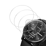 TUTUO 3 Stück Schutzfolie für Garmin Vivomove Sport Displayschutz, [Flexible] Soft HD TPU Klar Displayschutzfolie mit Installationshilfe, Blasenfrei Anti-Kratzen Wasserdicht Folie