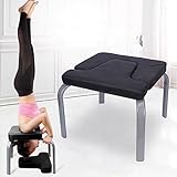 kopfstandhocker, Yoga Inversion Hocker, Fitness Hocker, Kopfstand Hocker yoga, inversion table, Yoga Inversion Stuhl für Haus und Fitnessstudio, Stahl und PU-Polsterung, 200KG Gewichtskapazität.