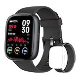 TOOBUR Smartwatch Damen Herren ohne App und Handy mit schrittzähler, 1.83' Fitness Tracker mit Herzfrequenzüberwachung, Fitnessuhr mit Schlaftracker IP68 Wasserdicht, Pulsuhr Android iOS kompatibel