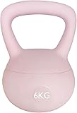 ZhaoCo Soft Kettlebell Iron Sand, Kugelhantel 6kg Stoßsichere Gewichte Freundlich für Boden und Benutzer, Schwunghantel Kugelgewicht Geeignet für Anfänger Hause Kettlebell Training