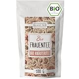 Frauentee Bio lose - 100 Gramm I Kräutertee mit Frauenmantel Mönchspfeffer Schafgarbe, und weitereren traitionellen Kräutern I Herbal Tea by KLUIZ