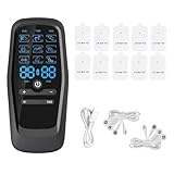 Gerät Schmerztherapie, Perioden Simulator, Elektroden TENS/EMS Reizstromgerät, 2 Kanäle Muskelstimulator mit 9 Modi und 10 Elektroden Elektrische, Massage für Arm,Bein,Rücken