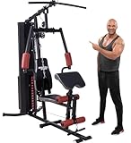 Miweba Sports 50in1 Kraftstation MK500 Pro - 60 kg Seilzug - Fitnessstation - Butterfly - Zugturm - Multifunktions-Hometrainer (MK500 Kraftstation)