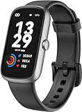 anyloop Fitness Tracker, 1,47 Zoll Fitnessuhr mit Pulsuhr SpO2 Sleep Tracker Schrittzähler IP68 Wasserdicht Smartwatch Aktivitätstracker 100+ Sportmodi Sportuhr für Damen Herren, Schwarz