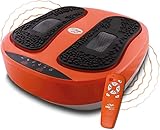 VibroLegs - Massagegerät - Vibrationsplatte für entspannte Beine - elektrisches Fußmassagegerät inkl. Fernbedienung für entspannte Füße - einstellbare Vibration