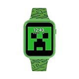 Minecraft Smartwatch mit Kamerafunktion, MIN4045ARG, grün, Riemen