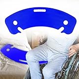 Rutschbrett für Rollstuhlfahrer Patientenlifter Rutschbrett, Transferbrett, Transfer von Patienten oder Handica aus dem Rollstuhl ins Bett,in die Toilette,in die Badewanne (Blau)