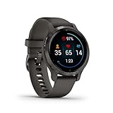 Garmin [renewed] Venu 2S – schlanke GPS-Fitness-Smartwatch mit scharfem 1,1“ AMOLED-Touchdisplay, Gesundheitsfunktionen, über 25 vorinstallierten Sport-Apps, GarminMusic & GarminPay [Generalüberholt]