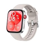 HUAWEI Watch FIT 3 Smartwatch, Bluetooth Anrufe, GPS，Smartwatch, Aluminum Case, iOS&Android, 1,82' AMOLED-Display, Bis zu 10 Tage Akkulaufzeit, Umfassendes Gesundheits&Fitness-Management, Weiß