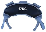Lisaro Gewichtssack für Fitness Krafttraining, gefüllten Gladiatorbag, Power Bag, Ideal für Viele Functional Training Running Rucking Strongman Lifting Workout Trainingsbag 17 kg