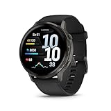 Garmin Venu 4 45mm - Fitness-Smartwatch, 1,4' AMOLED Touchdisplay, bis zu 12 Tage Akkulaufzeit, 80+ Sport-Apps, EKG, Health Status, Fitness Coach, Rollstuhlfunktionen, Telefonie, Taschenlampe