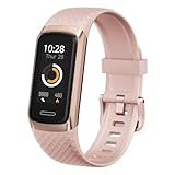 TOOBUR Fitness Tracker & Aktivitätstracker mit Pulsmesser, Fitnessuhr, Schlaftracker Uhr, 14 Sportmodi Sportuhr, Ip68 Wasserdicht, Schrittzähler Armband, Kompatibel Android iOS für Damen, Rosa