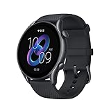 Amazfit GTR 3 Pro 46mm Smartwatch Pro Fitness Watch mit GPS, Überwachung von Herzfrequenz, SpO2, über 150 Sportmodi, Bluetooth-Anrufen, Musiksteuerung, Alexa (Black), One Size