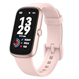 anyloop Smartwatch Herren Damen, 1,47 Zoll Fitness Tracker mit Pulsuhr SpO2 Schlafüberwachung Schrittzähler IP68 Wasserdichter Fitnessuhr 20+ Sportmodi Sportuhr für Android iOS, Rosa