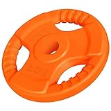 GORILLA SPORTS® Hantelscheiben - 1,25kg, 2,5kg, 5kg, 10kg, 15kg, 20kg, 25kg, 30kg Gewichte, Einzeln/Set, 30mm, aus Gusseisen mit Gummi Gripper, Farbwahl - Gewichtsscheiben