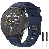 MYSNBKN Armbänder Kompatibel mit Garmin Forerunner 945/955/935/EPIX 2 Armband, Silikon Ersatzarmband für Fenix 6/Forerunner 965/745/Approach S62 Uhrenarmband