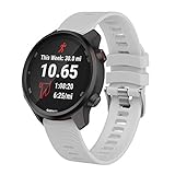 ISABAKE Armband für Garmin Forerunner 245/245 Music, 645/645 Music, Vivoactive 3/3 Music, QuickFit Armbänder 20mm Weichsilikon Ersatzarmbänder für Garmin Watch Uhrenarmbänder